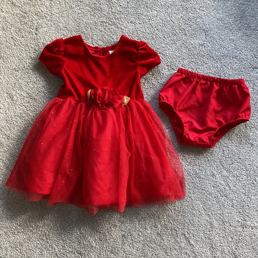 George - Dress - Red - 18 months